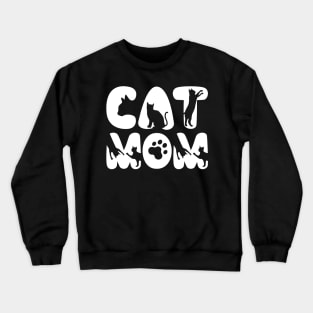 Cat Mom Crewneck Sweatshirt